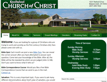 Tablet Screenshot of knollwoodchurch.org